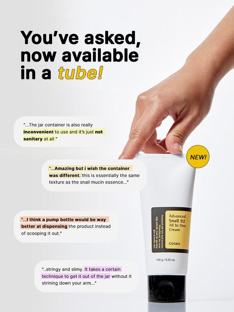 COSRX Advanced Snail 92 All in one Cream (100g Tube)