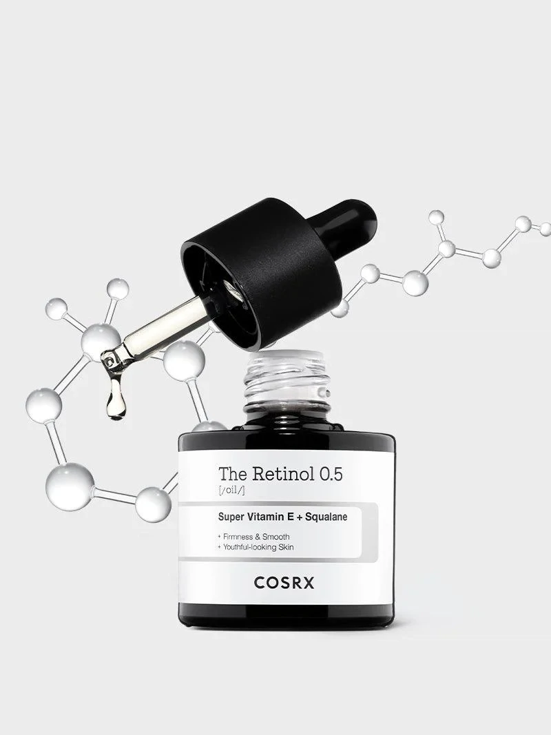 COSRX The Retinol 0.5 Oil Super Vitamin E+ Squalane