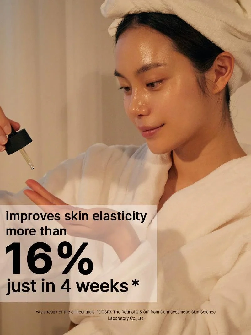 COSRX The Retinol 0.5 Oil Super Vitamin E+ Squalane