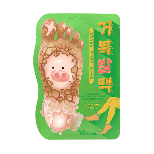 ELIZAVECCA Witch Piggy Hell-Pore Turtle Foot Pack 1 Set
