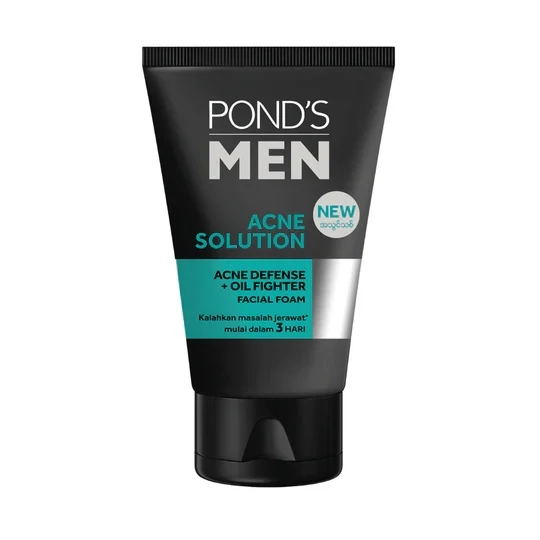 Pond&#39;s Men Acne Solution Facial Foam 100G