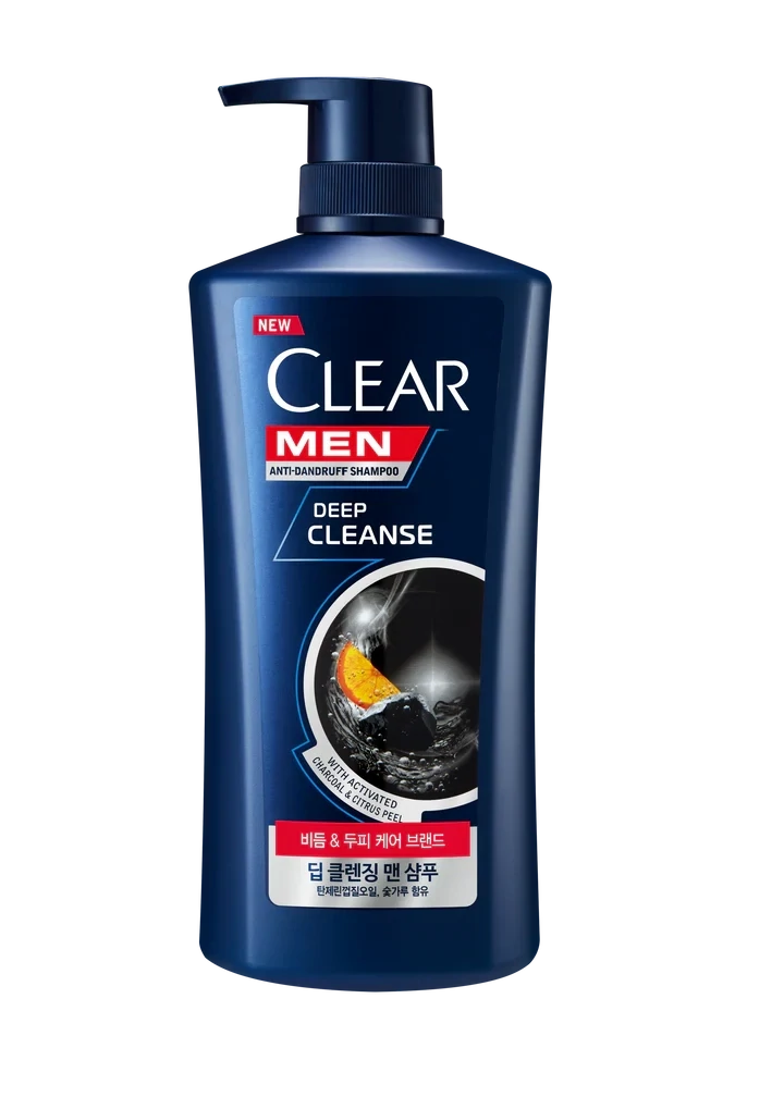 Clear Men Deep Clean Shampoo 650ML (3 bundles)