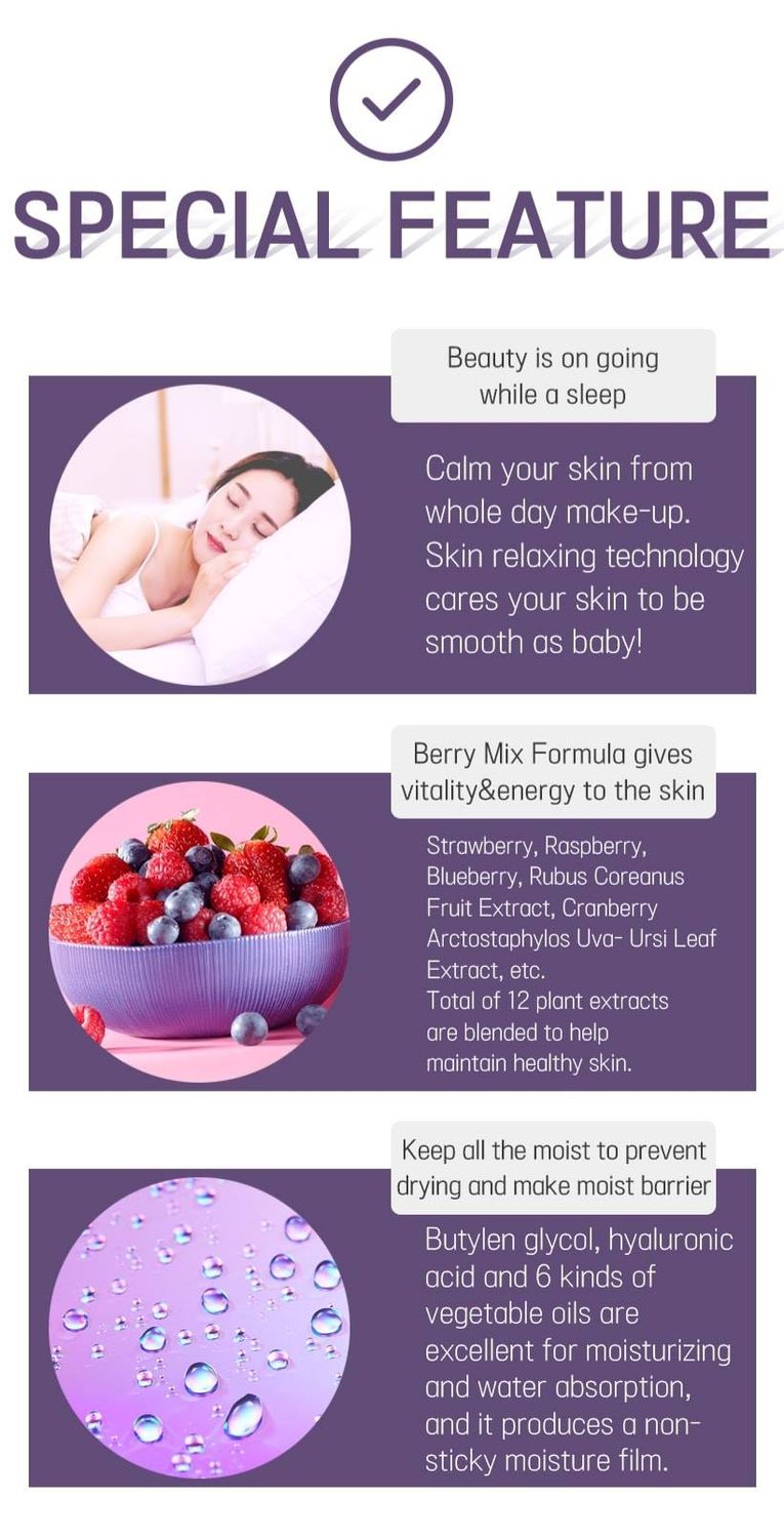 Eyenlip Berry Elastic Sleeping Pack