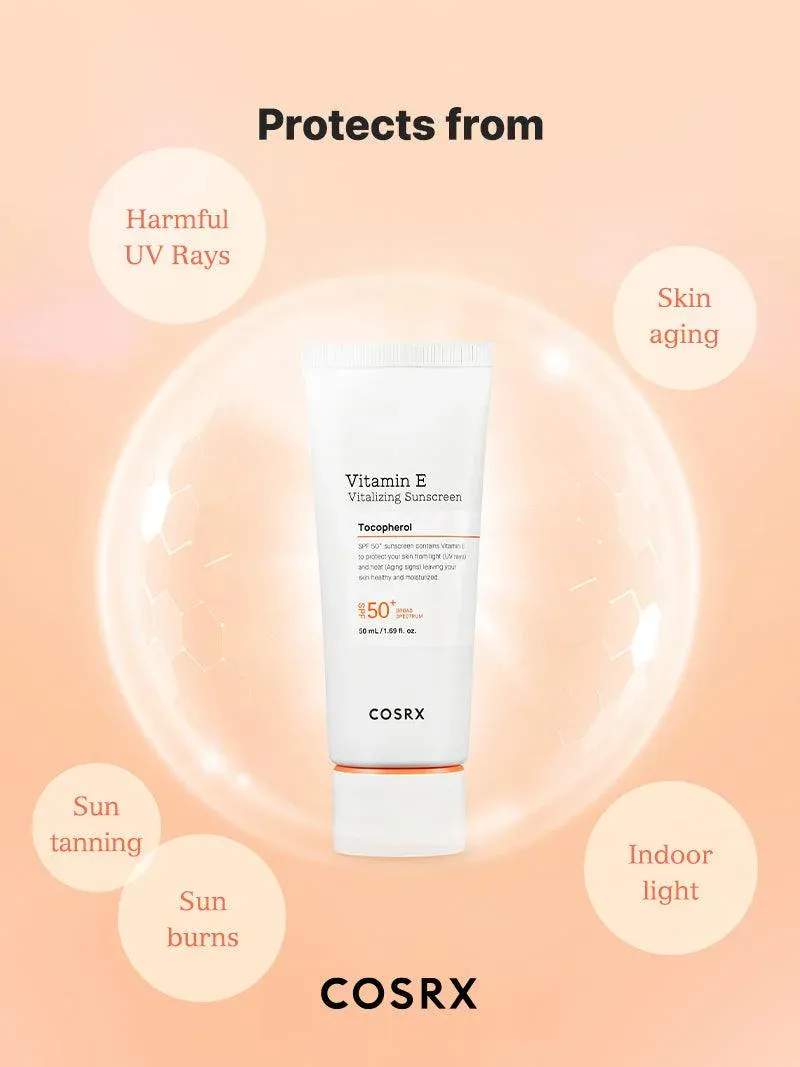 COSRX Vitamin E Vitalizing Sunscreen SPF 50+