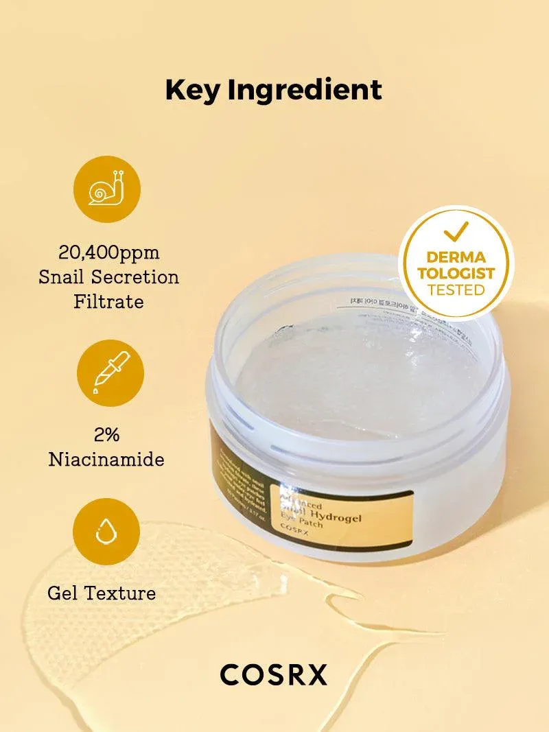 COSRX Advanced Snail Hydrogel Eye Patch  60 Patches