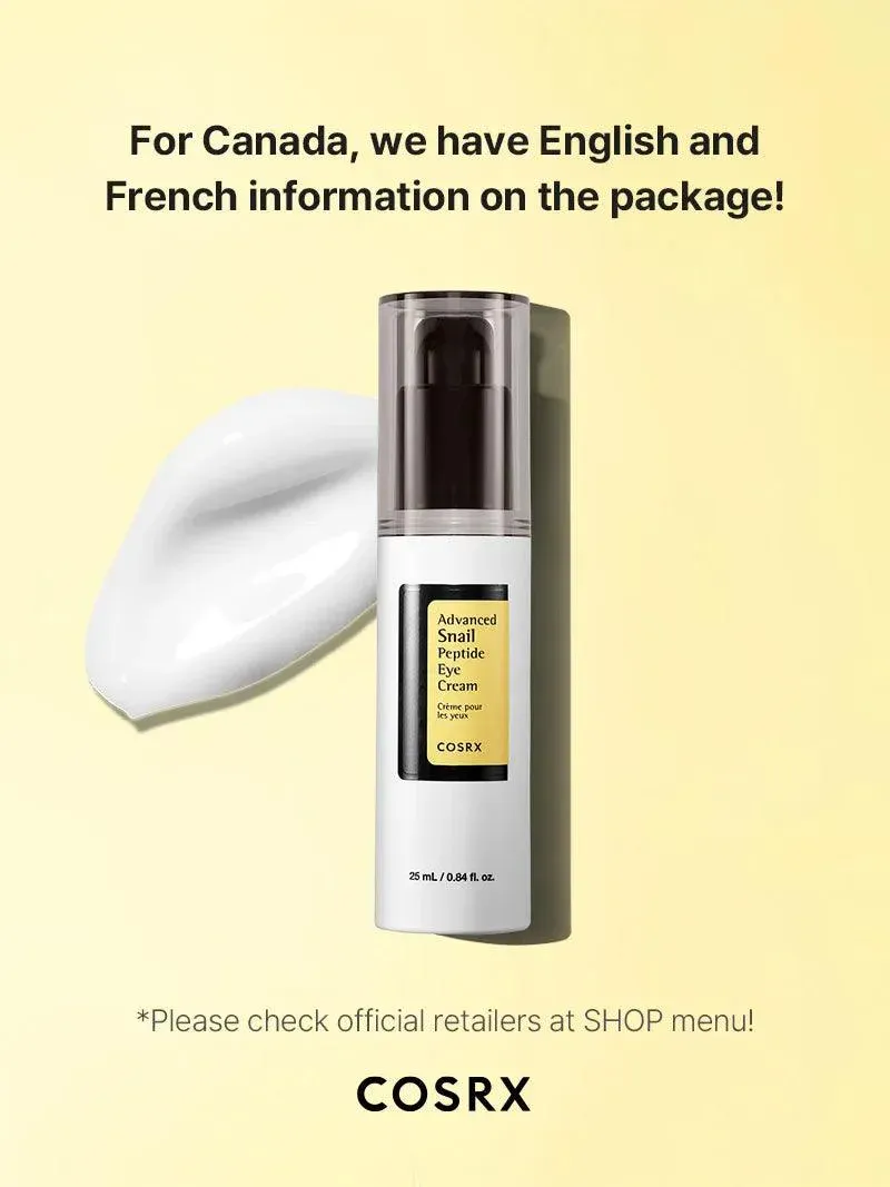 COSRX Advanced Snail Peptide Eye Cream