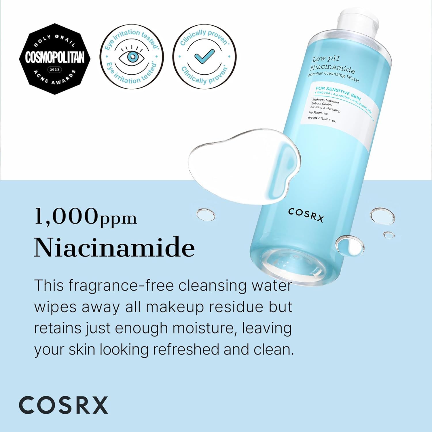 COSRX Low pH Niacinamide Micellar Cleansing Water 100 ml