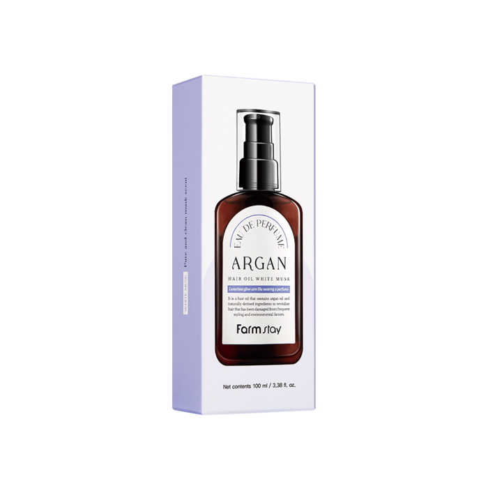 FARMSTAY EAU DE Perfume Argan Hair Oil White Musk 100ml