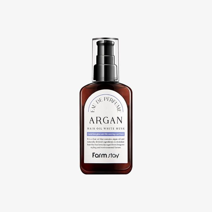 FARMSTAY EAU DE Perfume Argan Hair Oil White Musk 100ml