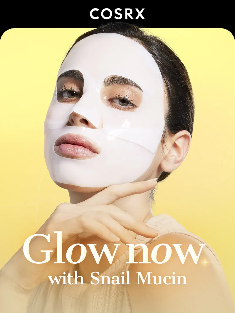 COSRX Advanced Snail Mucin Glass Glow Hydrogel Face Masks Skincare