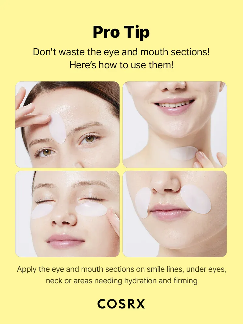 COSRX Advanced Snail Mucin Glass Glow Hydrogel Face Masks Skincare