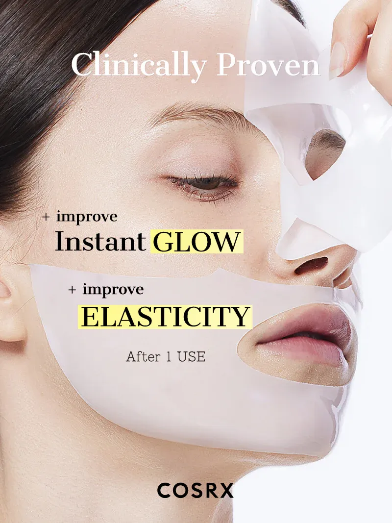 COSRX Advanced Snail Mucin Glass Glow Hydrogel Face Masks Skincare