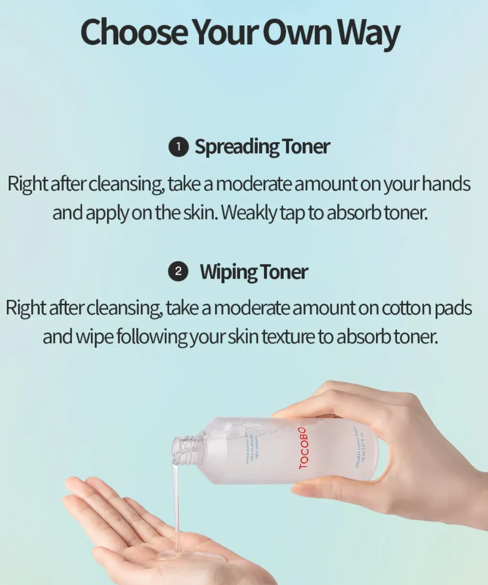 TOCOBO AHA BHA LEMON TONER 150ML