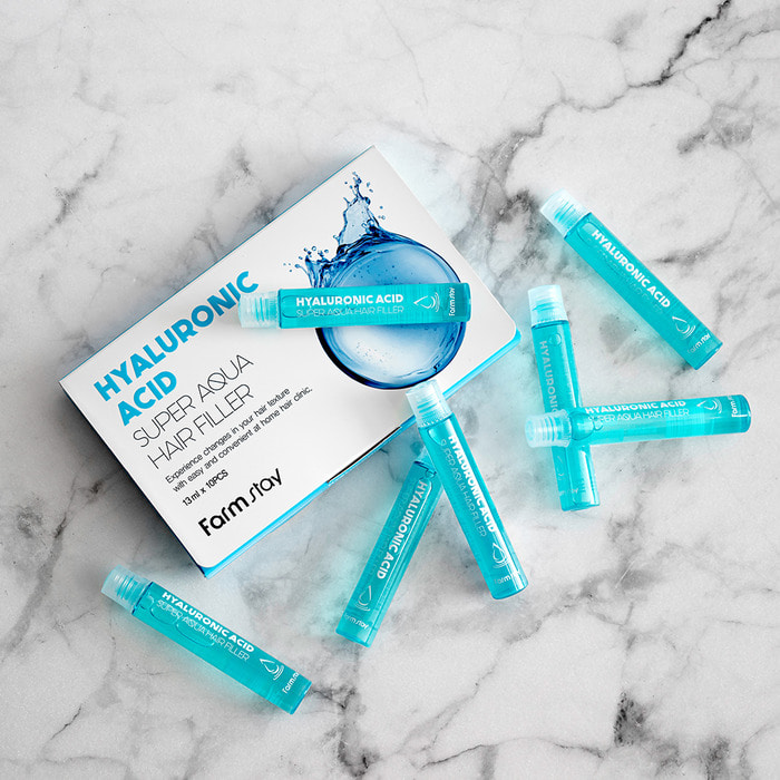 FARMSTAY Hyaluronic Acid Super Aqua Hair Filler (10pcs)