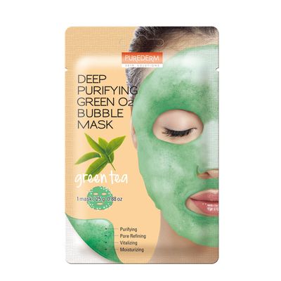 PUREDERM Deep Purifying Green 02 Bubble Mask &quot;Green Tea&quot;