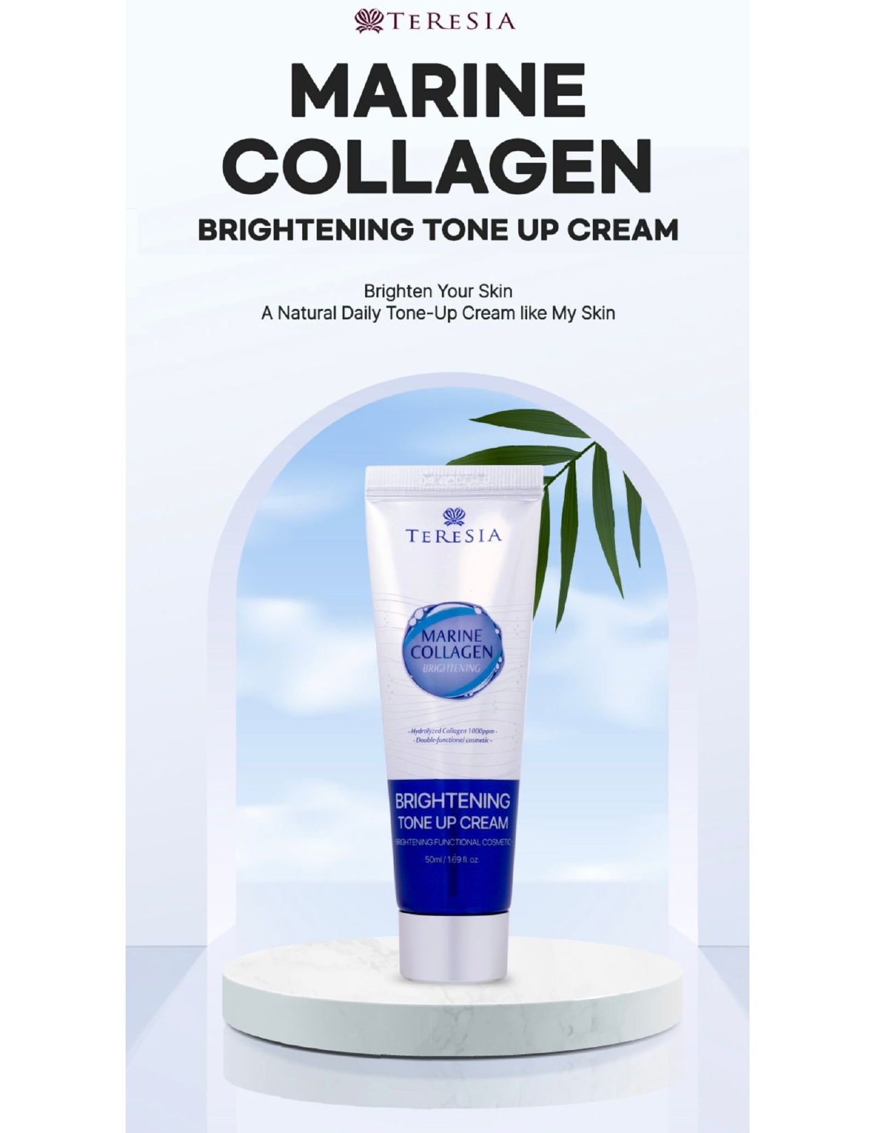 Teresia Marine Collagen Brightening Tone Up Cream 50ml