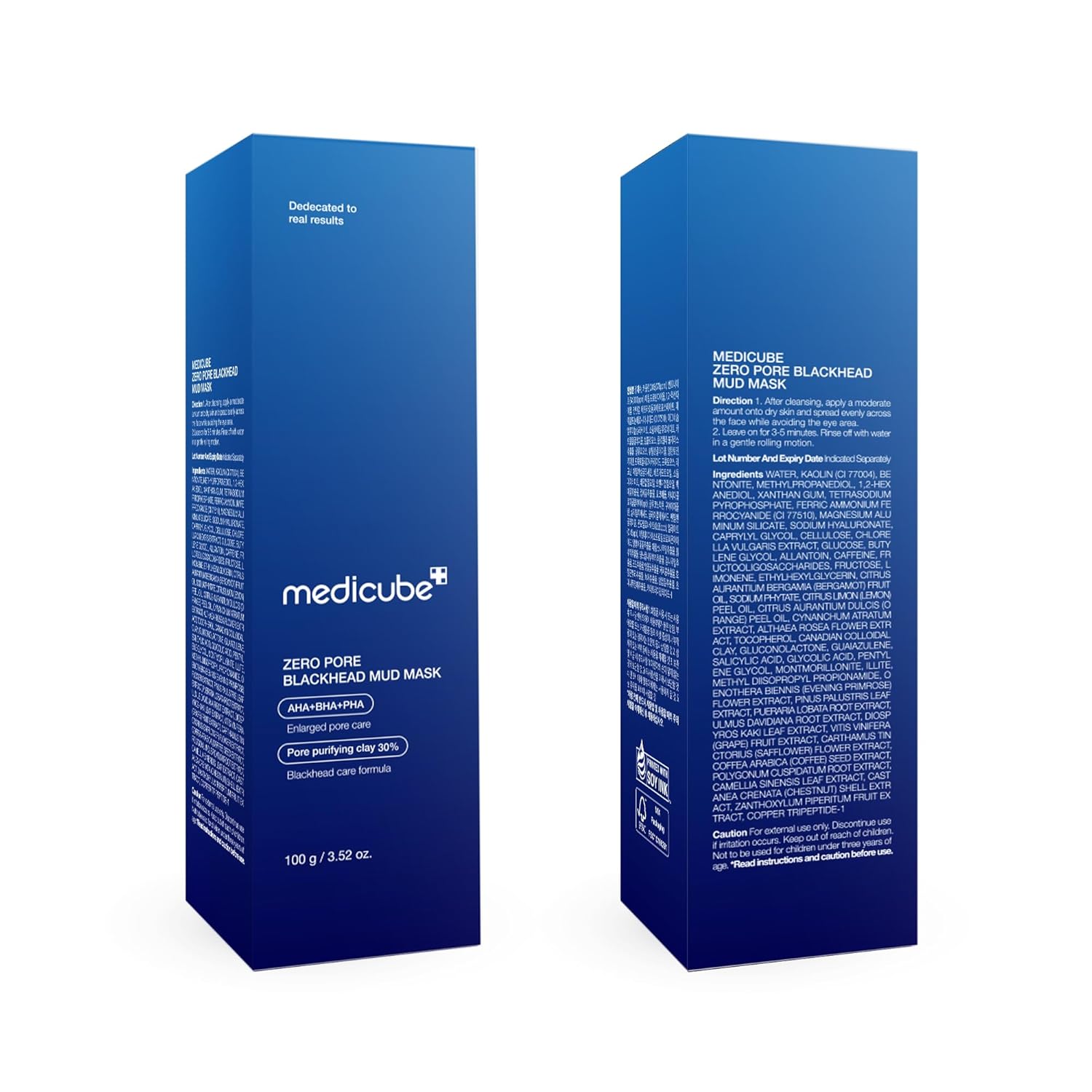 MEDICUBE Zero Pore Blackhead Mud Mask 100g