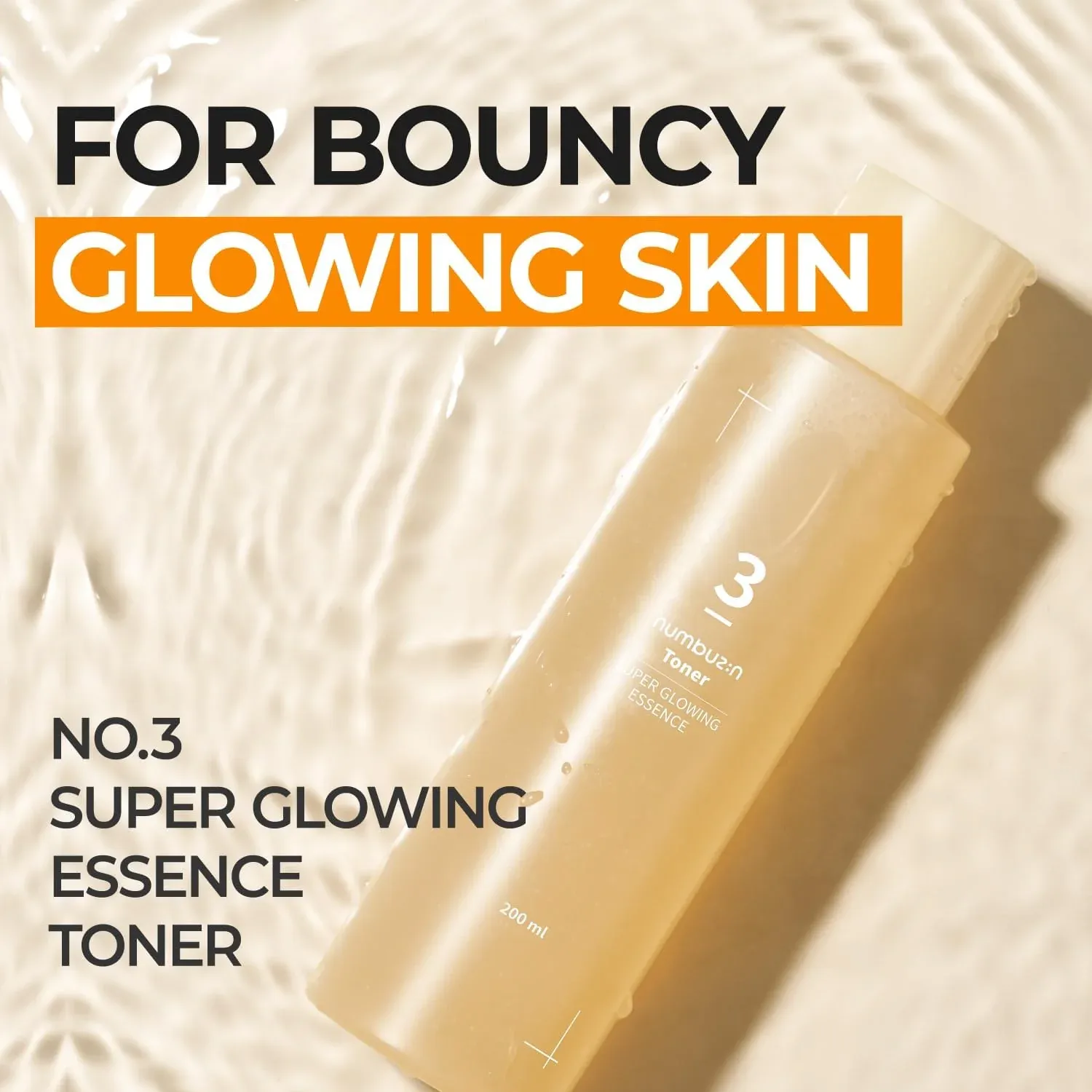 NUMBUZIN TONER 200ML #3 SUPER GLOWING ESSENCE TONER