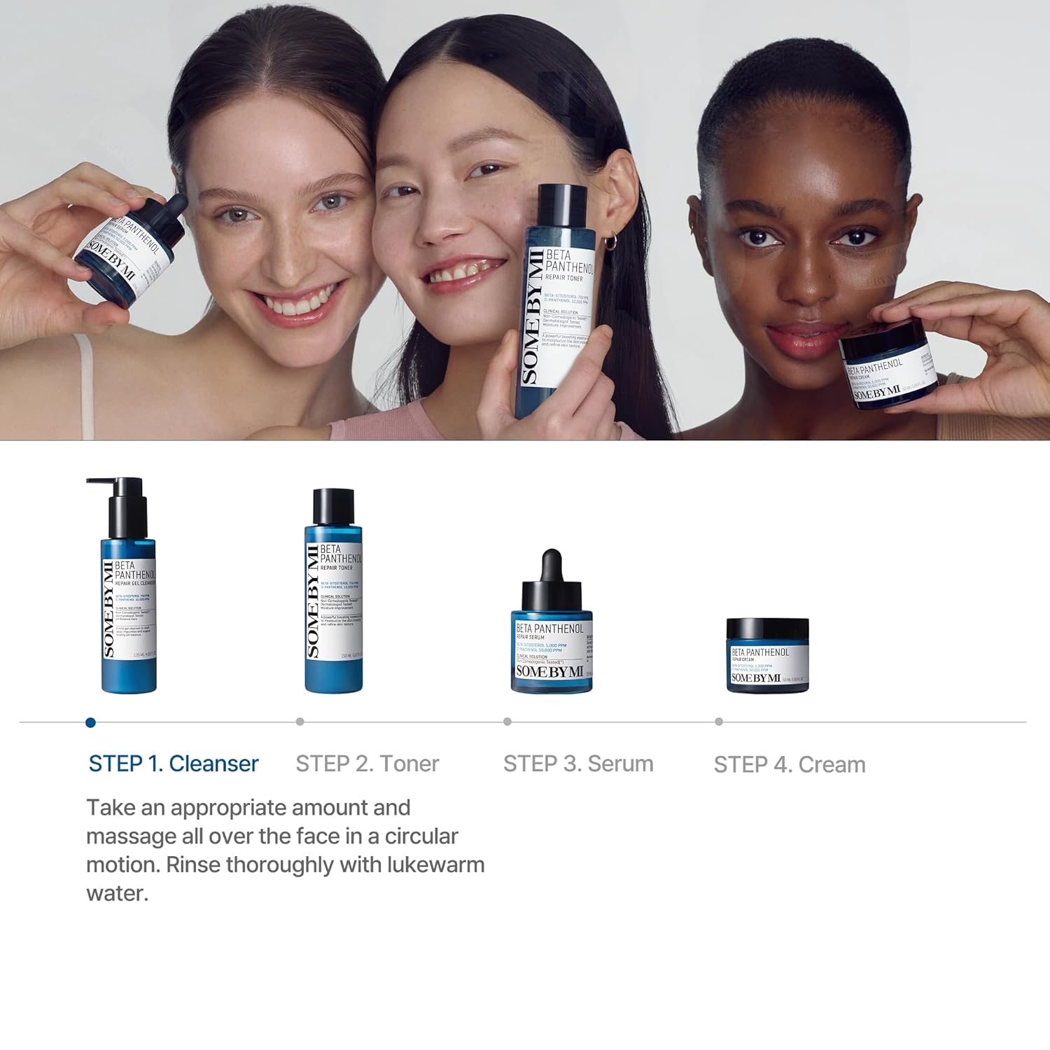 SOMEBYMI Beta Panthenol Repair Gel Cleanser 120ml