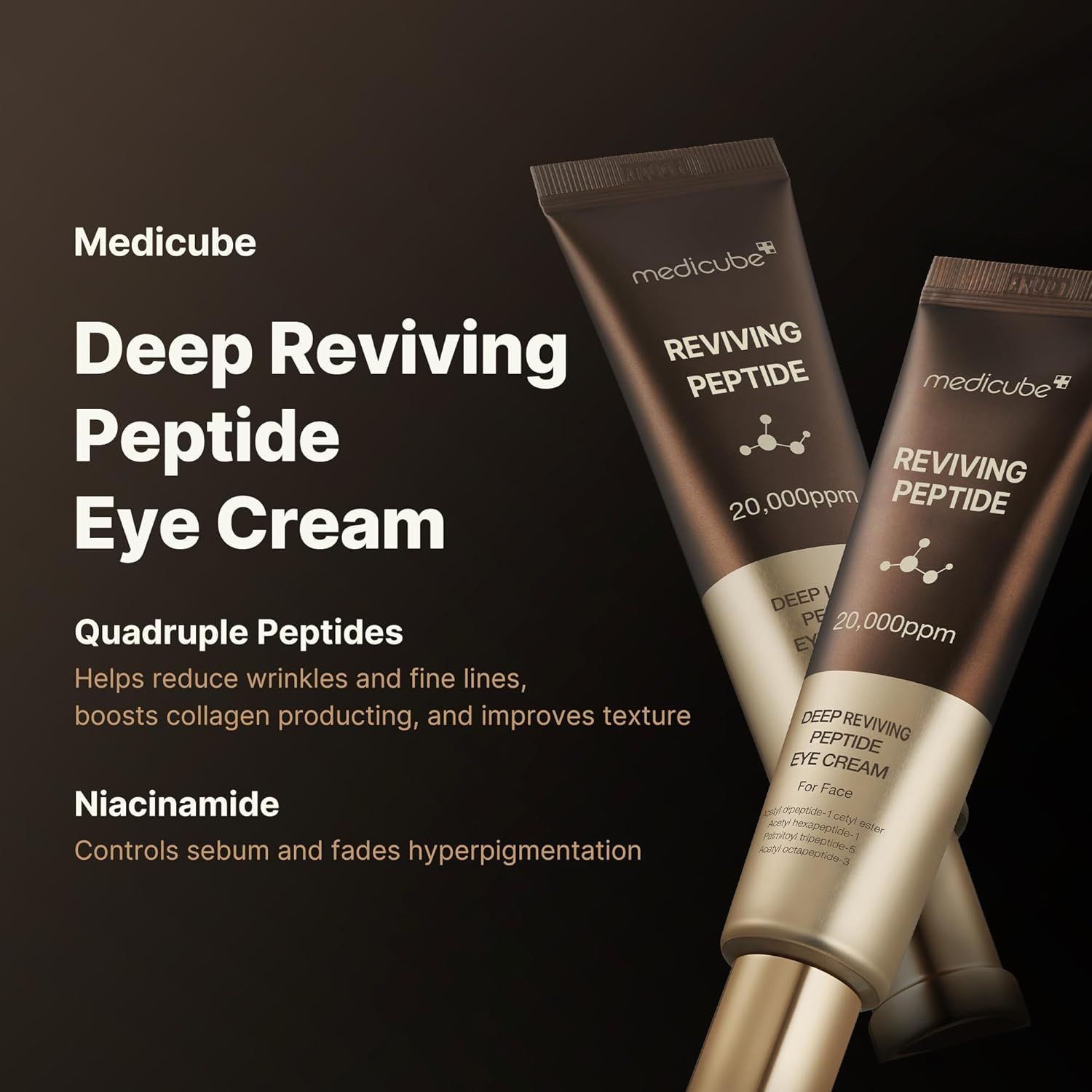 MEDICUBE Deep Lifting Peptide Eye Cream for Face
