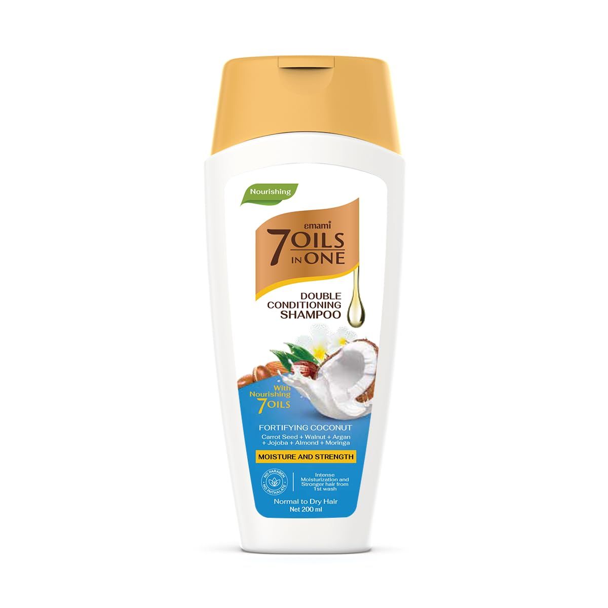 Emami 7 Oils in One Double Conditioning Shampoo – Coconut 200 ML
