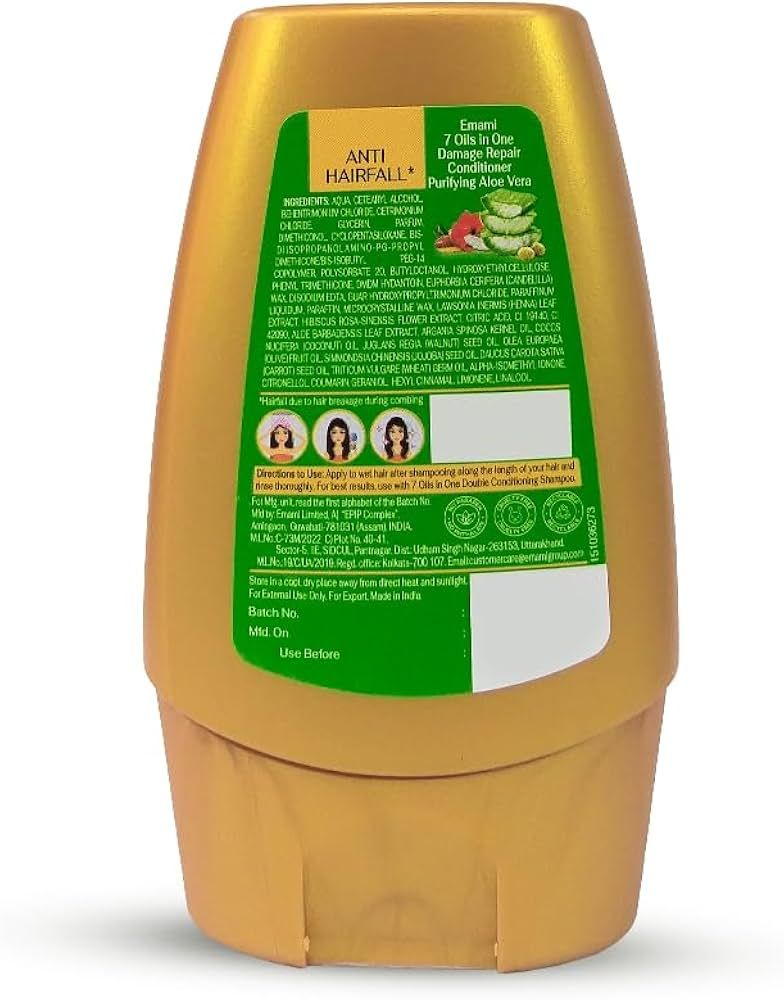 Emami 7 Oils in one Damage Repair Conditioner – Purifying Aloe Vera 100ML