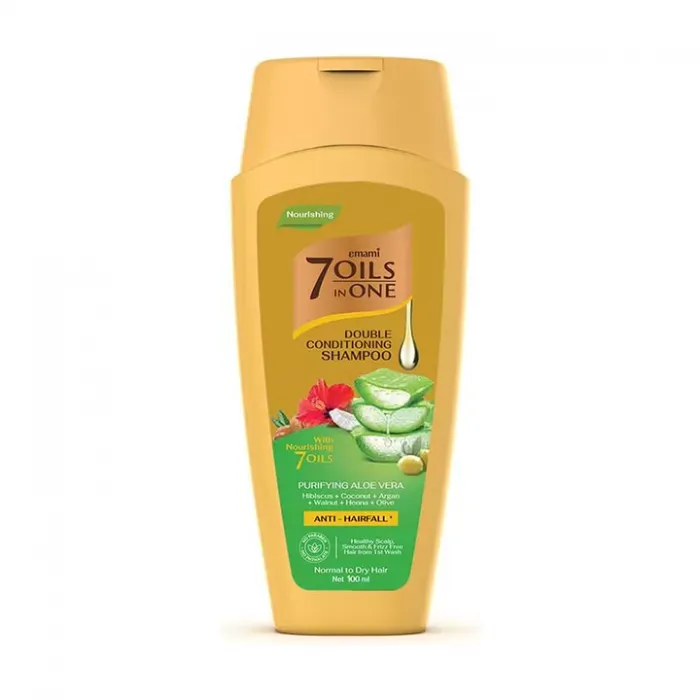 Emami 7 Oils in One Double Conditioning Shampoo – Purifying Aloe Vera 200 ML