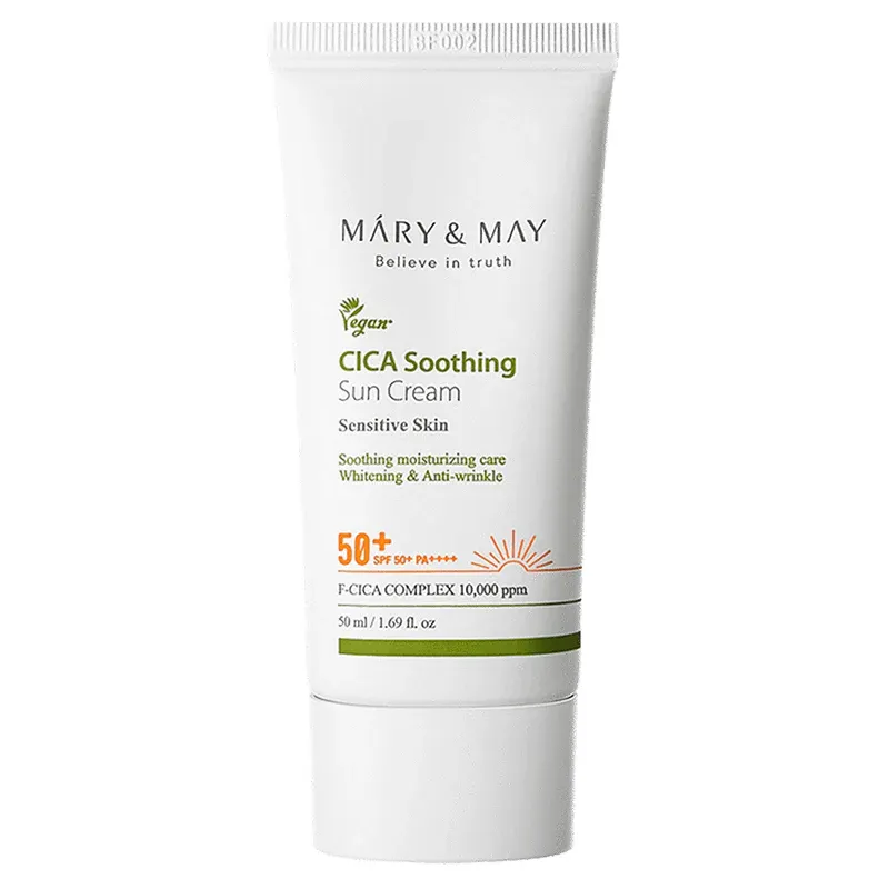 MARY &amp; MAY CICA Soothing Sun Cream SPF50+ PA++++