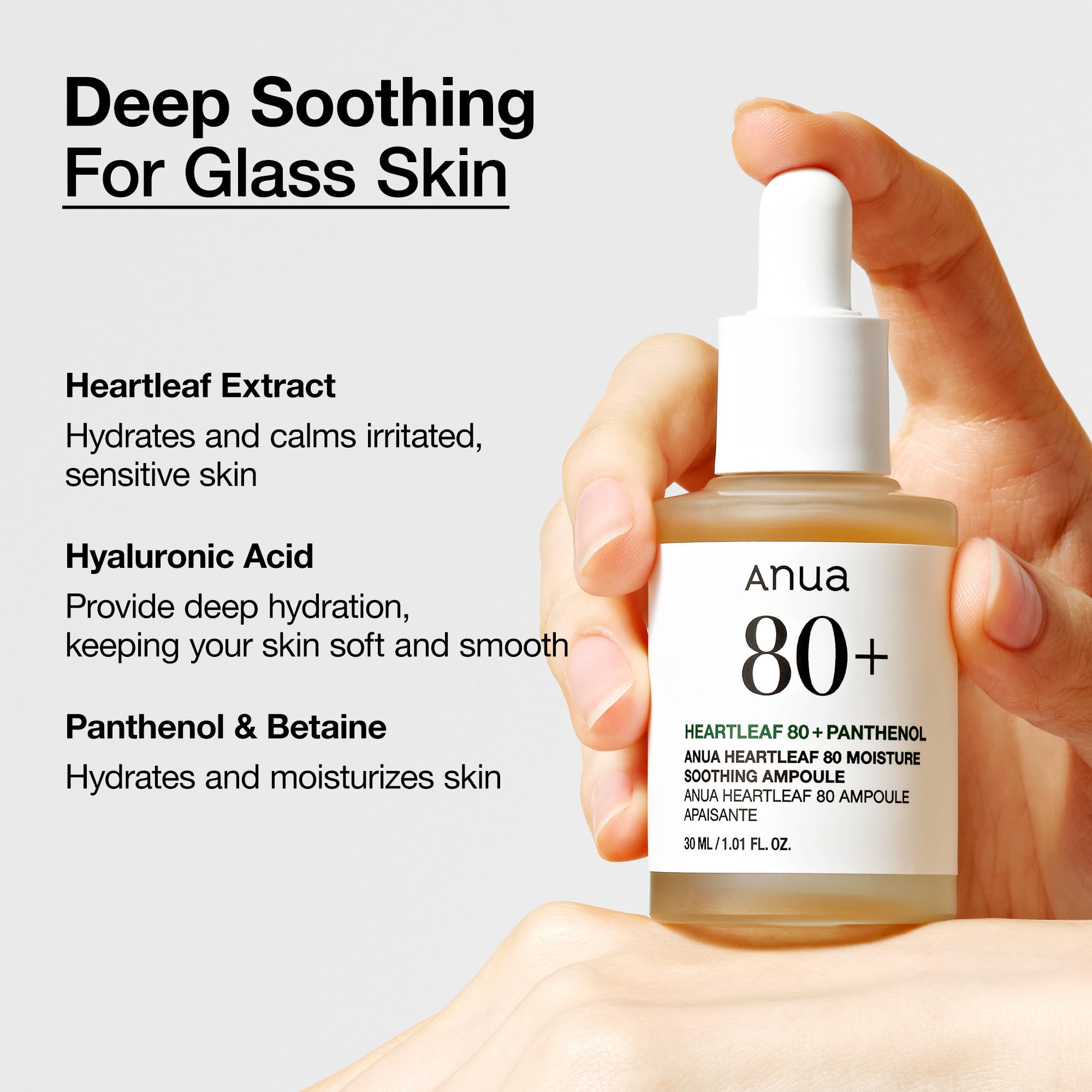 ANUA Heartleaf 80% Soothing Ampoule - 30ml