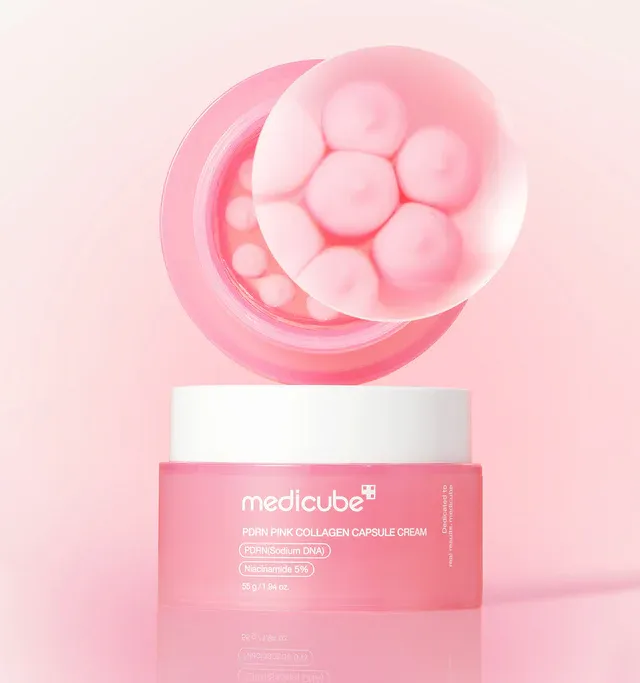 MEDICUBE PDRN pink collagen capsule cream