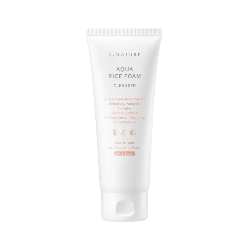 S.NATURE Aqua rice cleansing foam