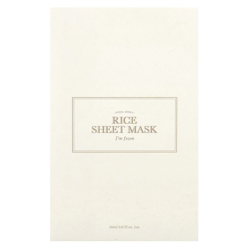 I&#39;M FROM-Rice Sheet Mask 20ml