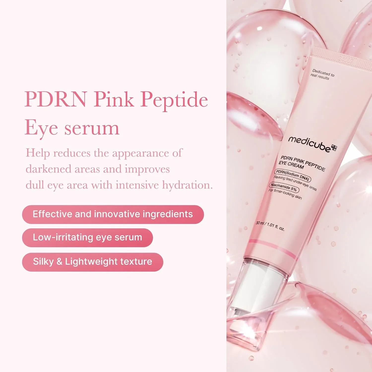 MEDICUBE PDRN Pink Peptide Eye Serum 30ml