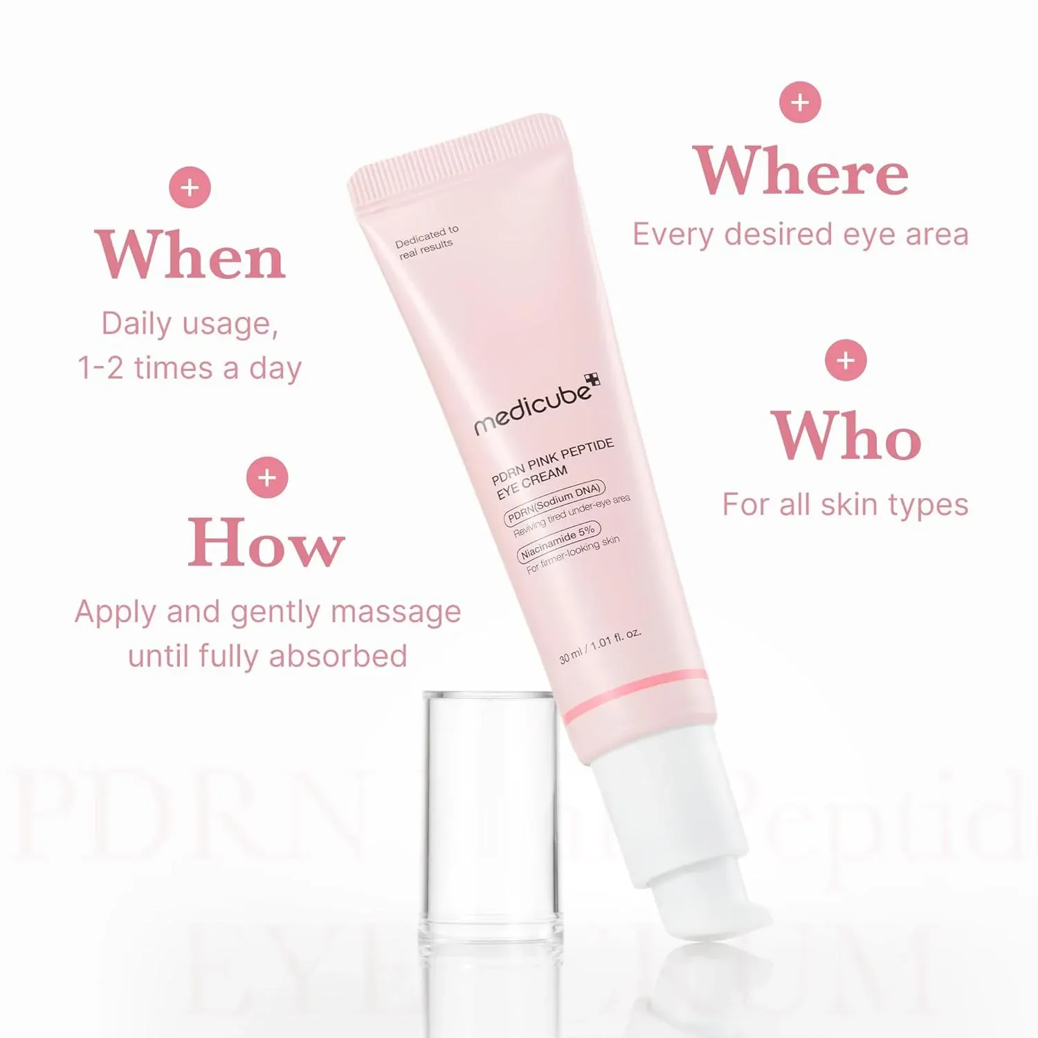 MEDICUBE PDRN Pink Peptide Eye Cream 30ml
