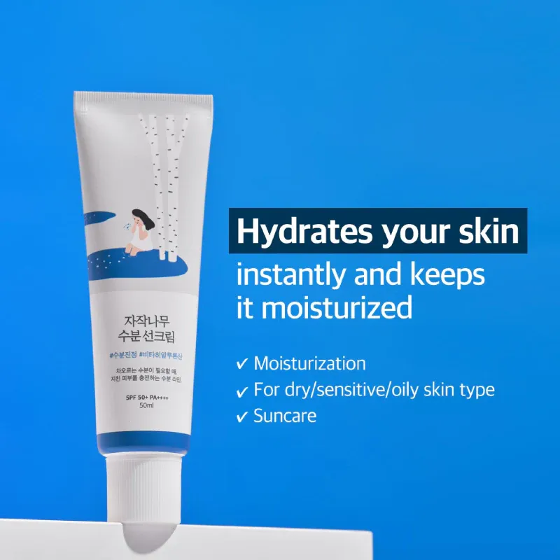 ROUND LAB Birch Juice Moisturizing Sun Cream 50ml