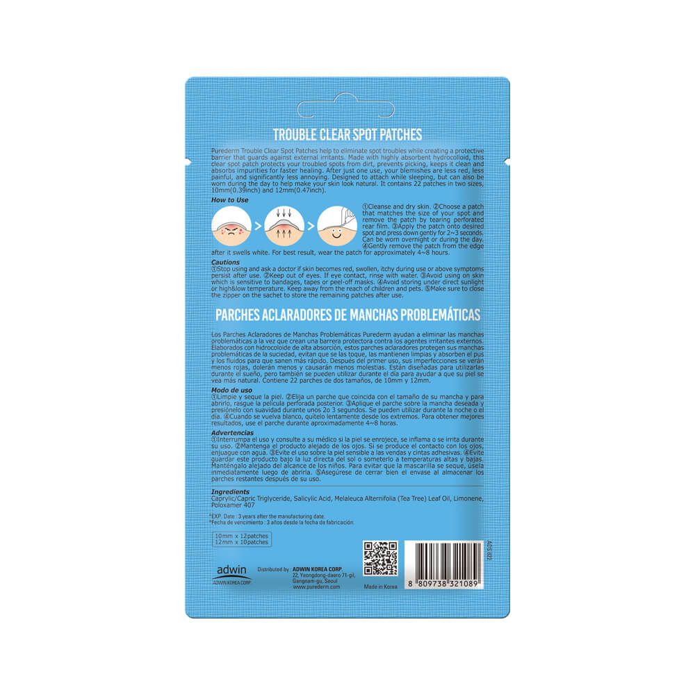 PUREDERM BLEMISH CLEAR HEART PATCHES