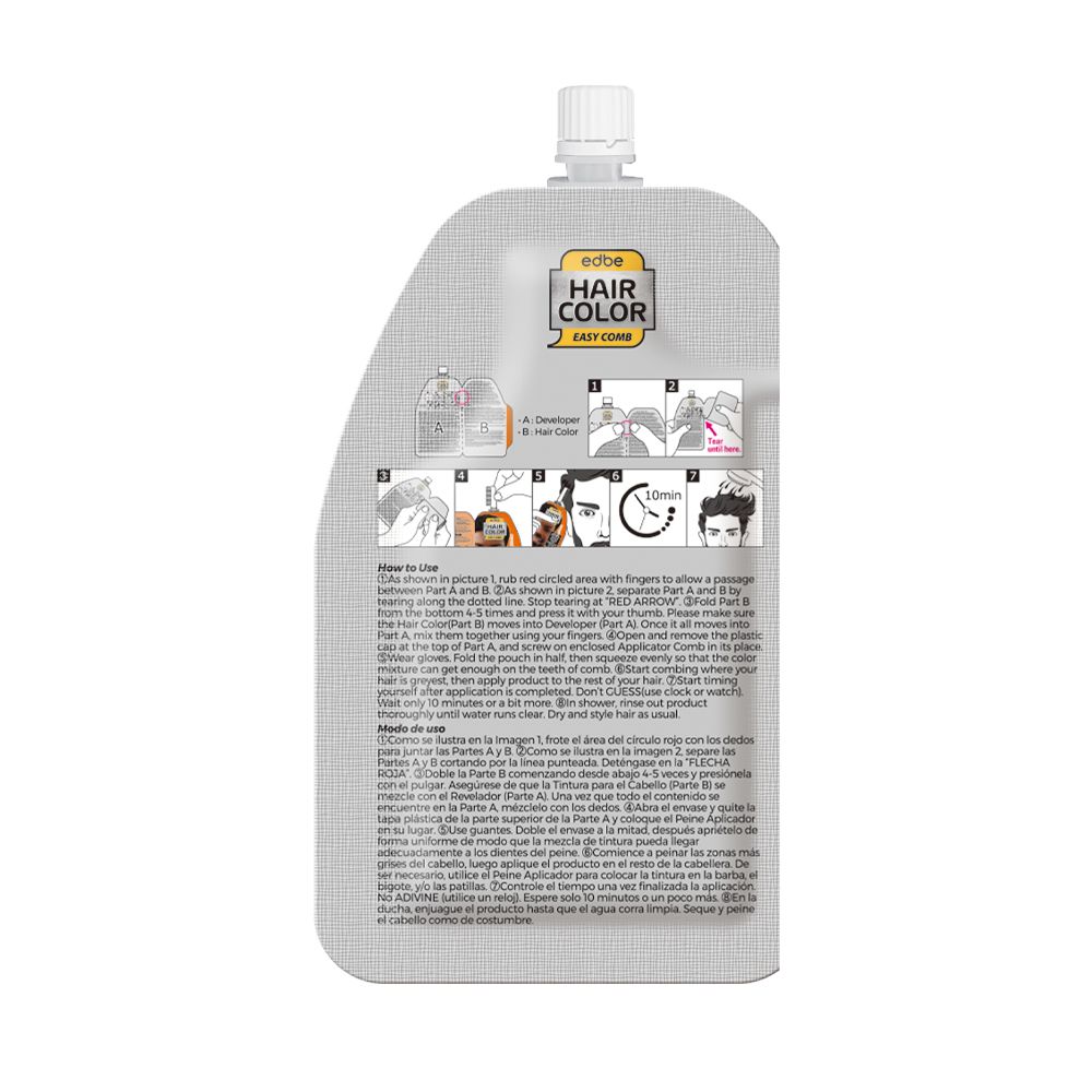 PUREDERM EDBE HAIR COLOR DARK BROWN