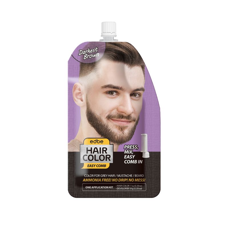 PUREDERM EDBE HAIR COLOR DARKEST BROWN