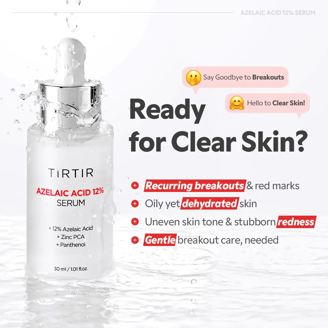 TIRTIR AZELAIC ACID 12% SERUM - 30 ML