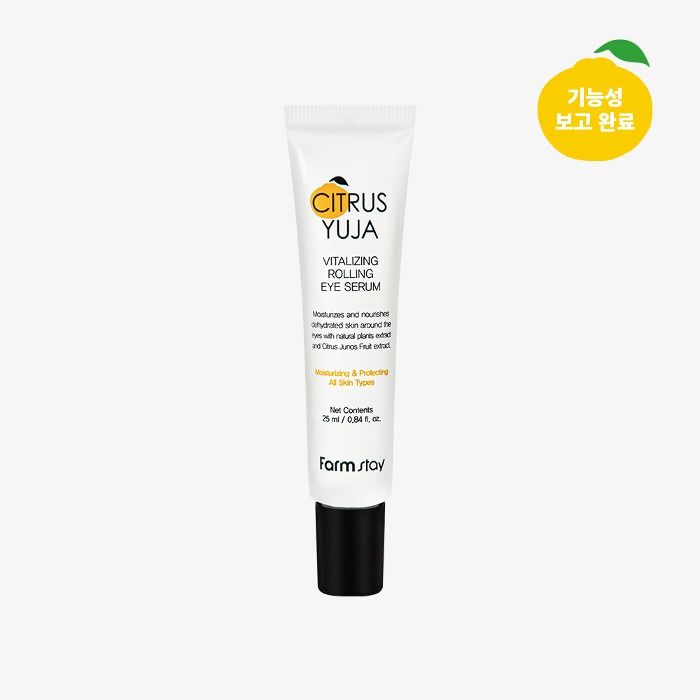 Farmstay Citrus Yuja Vitalizing Rolling Eye Serum