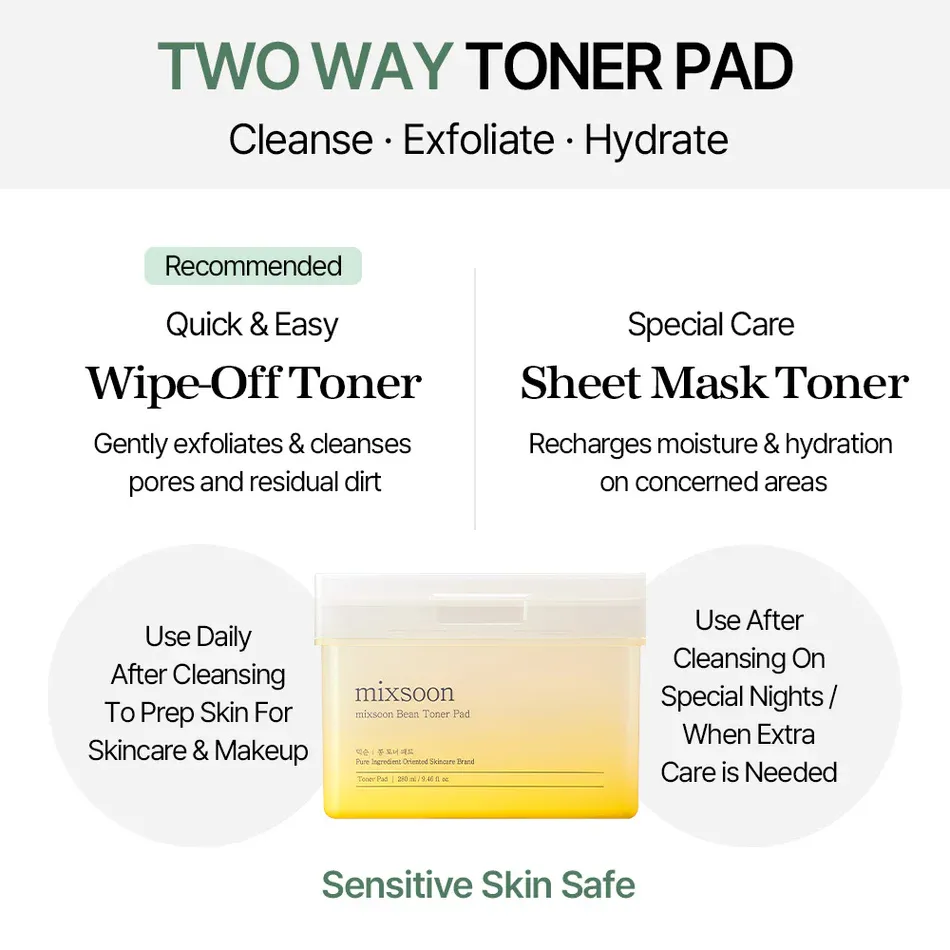 MIXSOON BEAN TONER PAD
