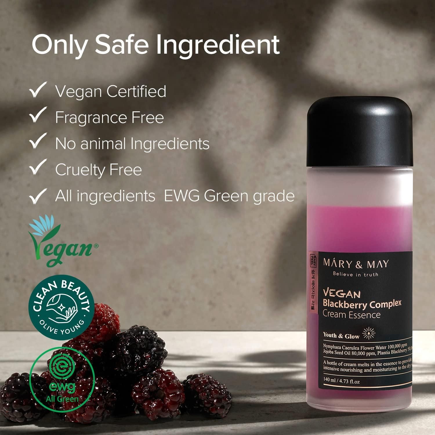 MARY &amp; MAY Blackberry Complex Cream Essence 140Ml