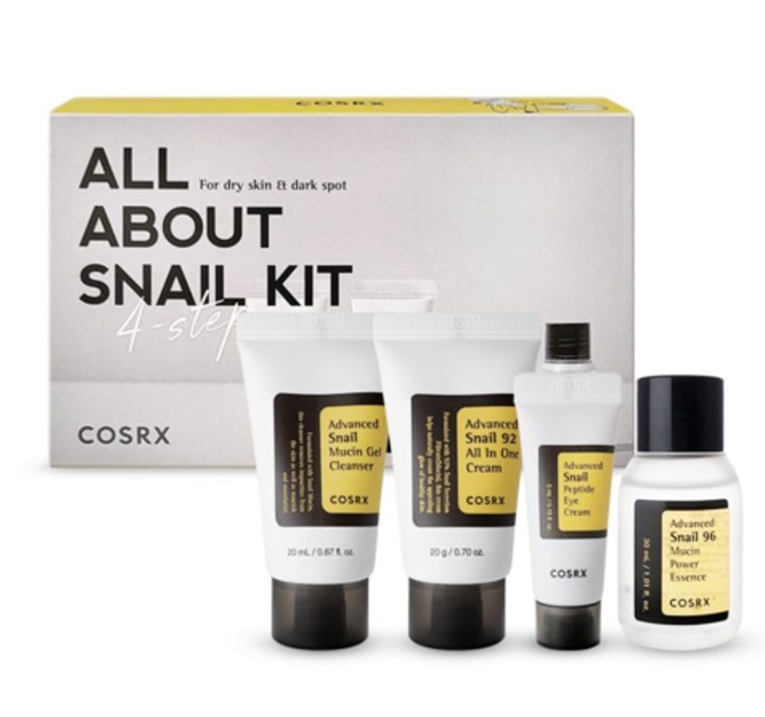 COSRX Advanced All About Snail Kit 4 Steps For Dry Skin &amp; Dark Spot