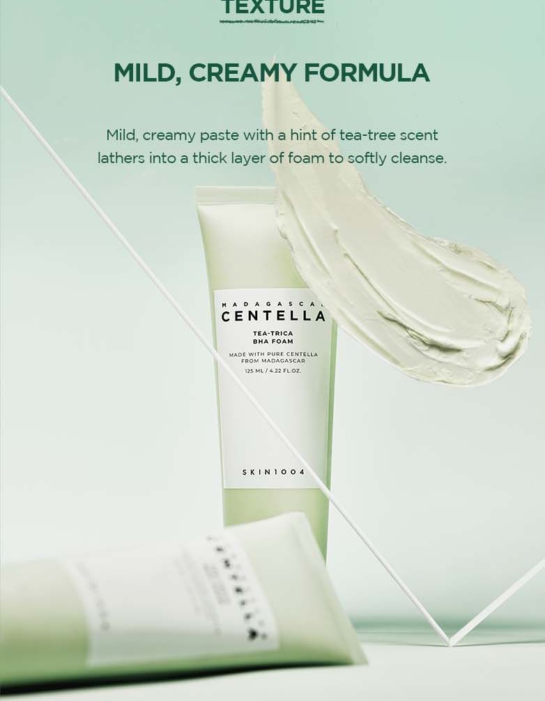 SKIN1004 Madagascar Centella Tea Trica Bha Foam 125ml