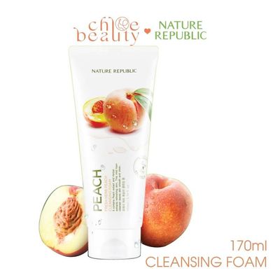 peach fresh herb peach cleansing foam170ml