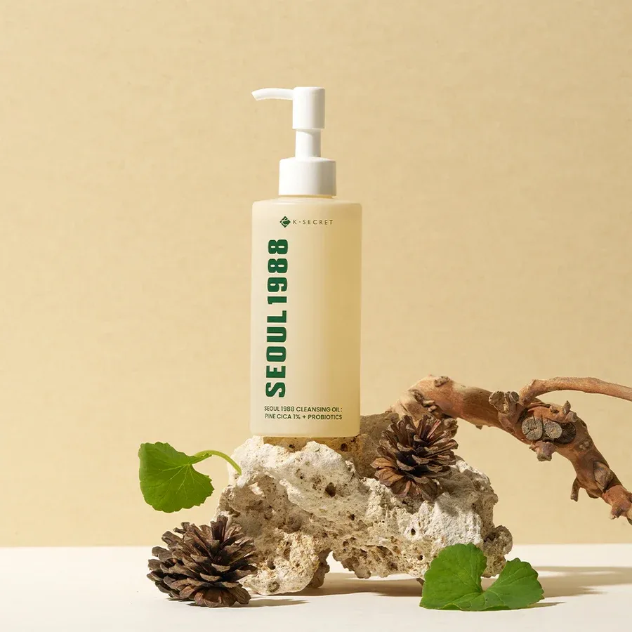 K-SECRET SEOUL 1988 Cleansing Oil : Pine Cica 1% + Probiotics 150ml