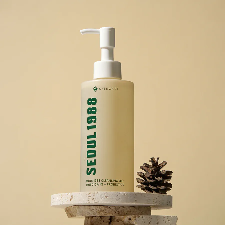 K-SECRET SEOUL 1988 Cleansing Oil : Pine Cica 1% + Probiotics 150ml