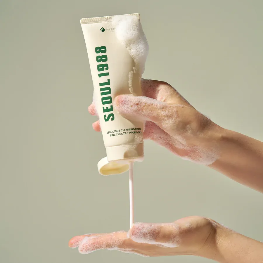 SEOUL 1988 Cleansing Foam : Pine Cica 1% + Probiotics