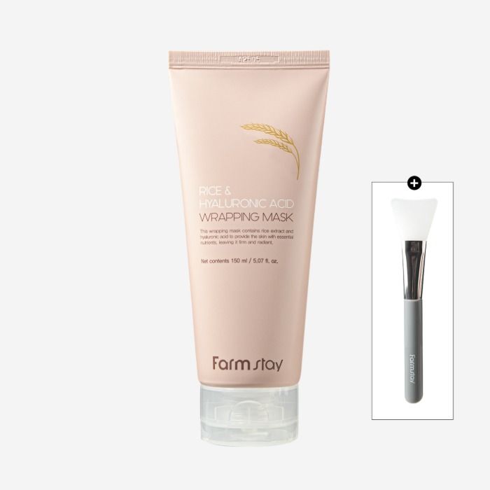 FARMSTAY rice hyaluronic acid wrapping mask 150 ml