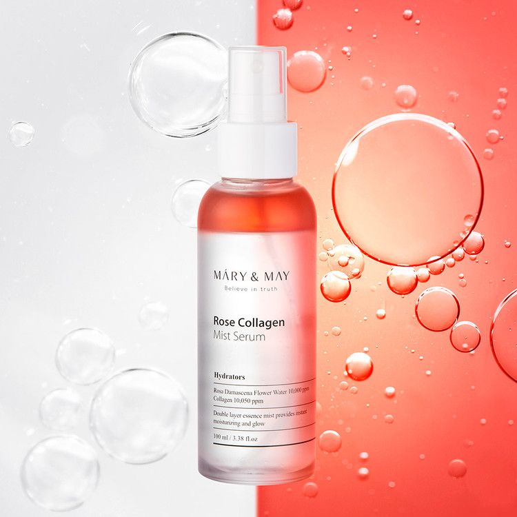 MARY &amp; MAY ROSE COLLAGEN MIST SERUM 100ML